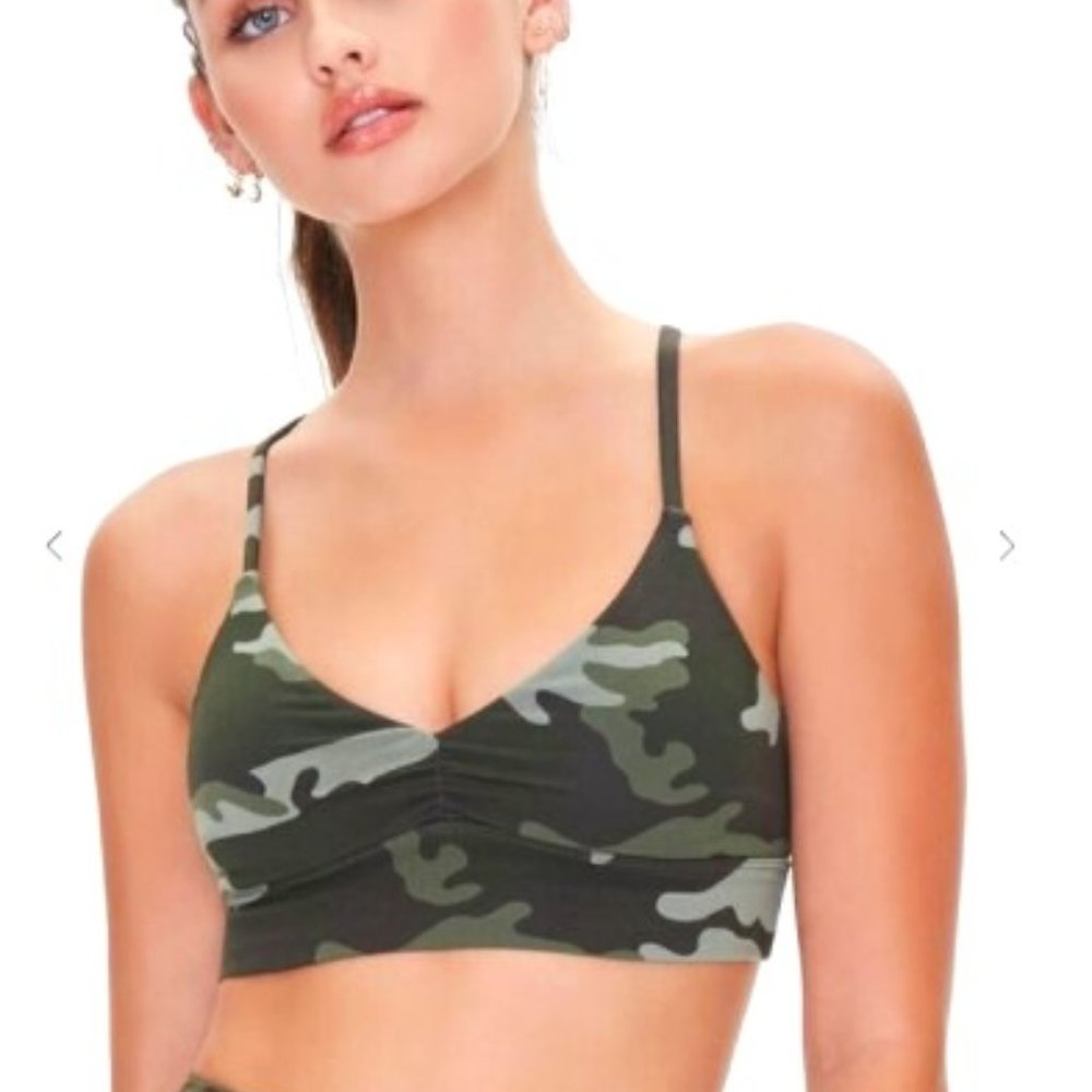 Camo Print Sports Bra